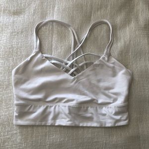 Joy Lab white sports bra, size XS